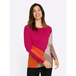 Classic Basics Strickpullover orange/pink 46
