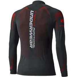 Held 3D Skin Warm Top Damen Schwarz/Rot XL