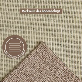 Andiamo Teppichboden Mirabell beige B/L: ca. 200x500 cm pro Stück - Beige