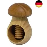 Wooden World Nussknacker Buchenholz Pilz Hellbraun