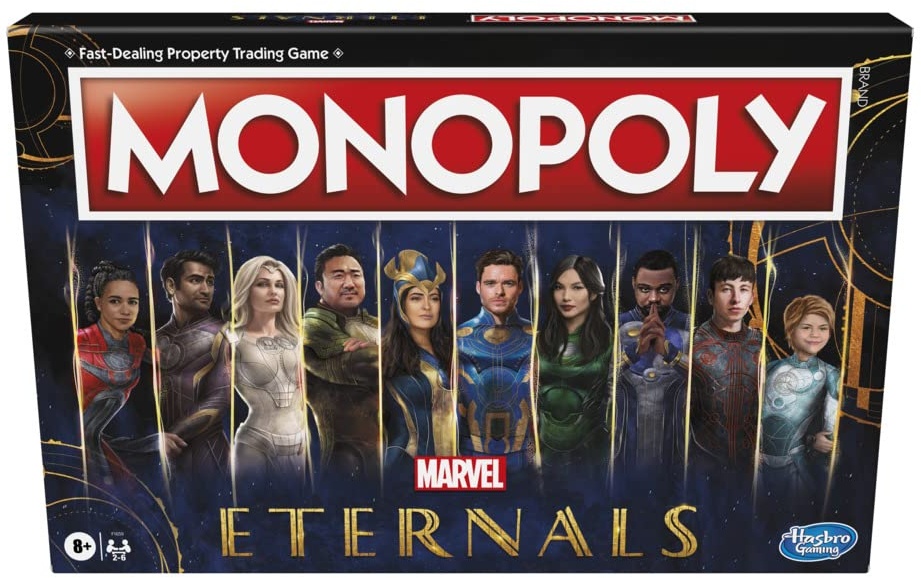 Monopoly: Marvel Studios' Eternals Edition Board Game for Marvel Fans, Kids Ages 8 and Up