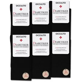 Occulto Oliver 6 Paare Schwarz 43-46