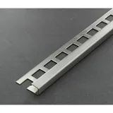 Proline Fliesenschiene Als Quadratprofil, Edelstahl (v2a) Gebürstet, Länge 2,50 M 11 Mm Fliesenprofil