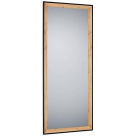 XXXLutz Mirrors & More Rahmenspiegel Bianka in Artisan, Eiche Nachbildung/schwarz, 70 x 170 cm,