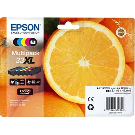 Epson 33XL CMYK + photoschwarz