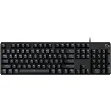 Logitech G413 SE Mechanische Gaming-Tastatur - Mit Hintergrundbeleuchtung, taktilen mechanischen Schaltern, Anti-Ghosting, Kompatibel mit Windows, macOS, Deutsches QWERTZ-Layout - Schwarz