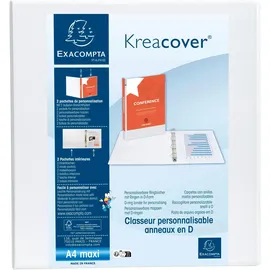 Exacompta 10x Ringbuch PP Weiß