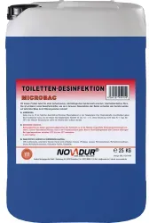 NOVADUR Sanitärflüssigkeit für Campingtoilette, MicroBac 015.2041 , 25 kg Kanister