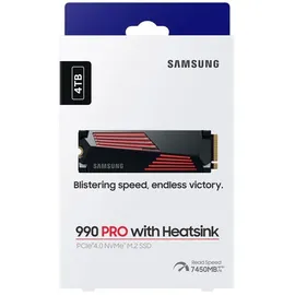 Samsung 990 PRO Heatsink PS5 4TB, Gaming Festplatte, Schwarz