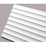 NOEL & MARQUET 3D Wandpaneel NOEL & MARQUET Weiß 2 St. 200 x 1,45 x 30 cm