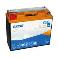 Exide ELT12B Li-Ion Lithium Motorradbatterie 5Ah