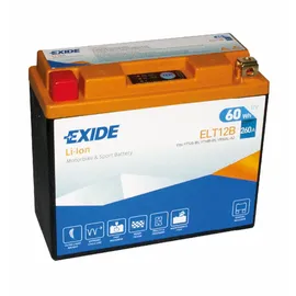 Exide ELT12B Li-Ion Lithium Motorradbatterie 5Ah