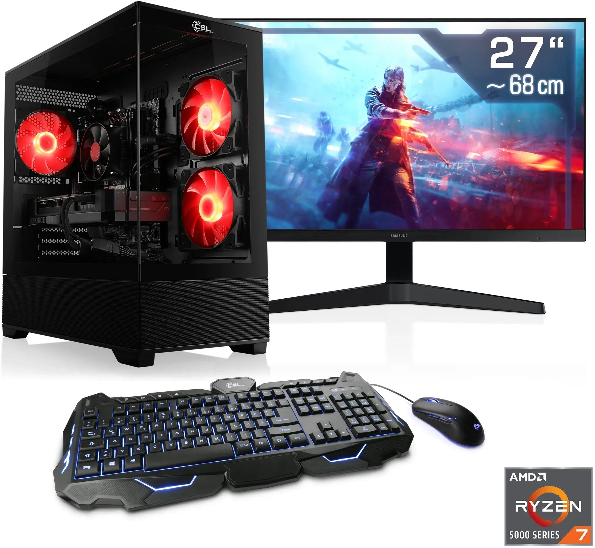 CSL Gaming-PC-Komplettsystem 