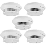Homematic IP Smart Home 5er-Set Rauchwarnmelder mit Q-Label, HmIP-SWSD-2