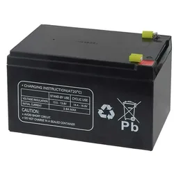 Powery Ersatzakku für Rollstühle Elektro-Scooter Elektrofahrzeuge 12V 12Ah