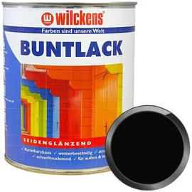 Wilckens Buntlack Tiefschwarz 0,375 l