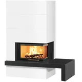 Studio-Serie 12/45.10.0 11 kW - Nero Assoluto satiniert - Radiante 550/20/45-66.44H ECOplus - mit Bank - rechts offen