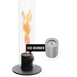 SPIN 1200 Tischfeuer schwarz inkl. Bio-Burner - bis zu 2000 W Leistung 00700