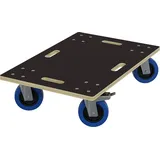 Hago Schwerlast Möbelroller Gummi Rollen Rollbrett Transporthilfe Transportroller Bremsen 40x60cm 2+2 Bremsen