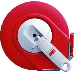 Bandmaß Radius L.30m cm/- gelb Ku.-Band BMI Genauigk.II