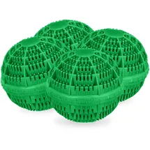 Relaxdays Waschball, 4er Set, grün