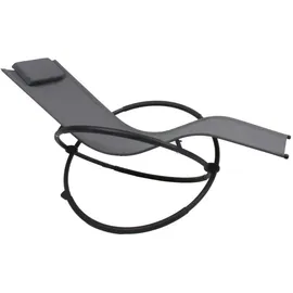 deluke AMIRA Schaukelliege 162 x 78 x 105 cm Grau