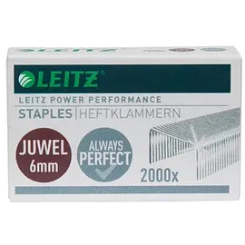 Leitz Heftklammern 6 mm Silber 2000 St.