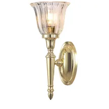 Elstead Lighting Wandlampe Leuchte Fackellampe Spiegelleuchte LED Glas Badezimmerlampe messing