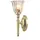 Elstead Lighting Wandlampe Leuchte Fackellampe Spiegelleuchte LED Glas Badezimmerlampe messing