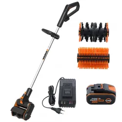 Worx WG441E - Akku-Oberflächenbürste - 20V - 4Ah - 2 Bürsten enthalten