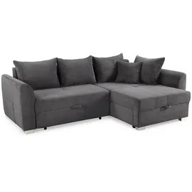 JOB Ecksofa Boomer Cord Grau