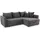 JOB Ecksofa Boomer Cord Grau