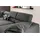 KAWOLA Sofa DELIA Ecksofa Cord grau Recamiere links - Grau