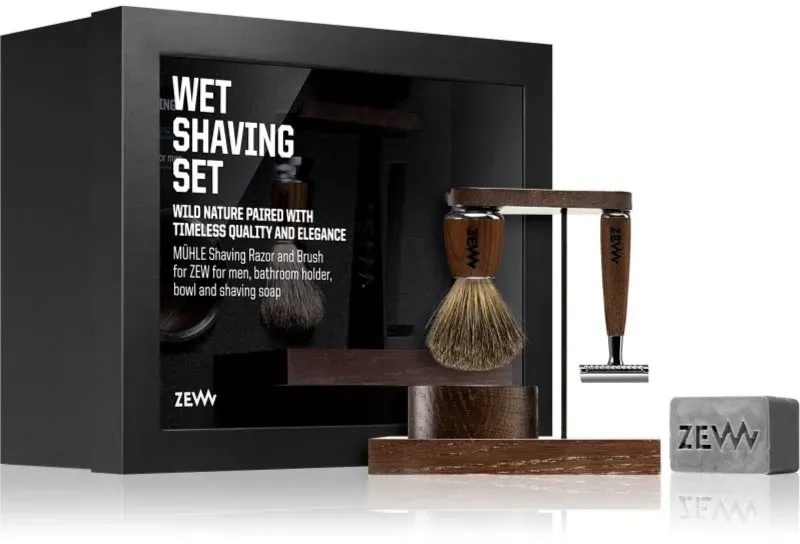 Zew For Men Wet Shaving Set Geschenkset für den Bart