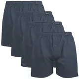 Gomati Boxershorts Herren Jersey Boxershorts Stretch Shorts aus Baumwolle (4er Pack) grau 6XL