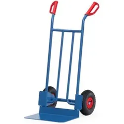 Sackkarre H.1150mm Schaufel-L300xB480mm Luft-Bereifung Trgf.250kg brillantblau