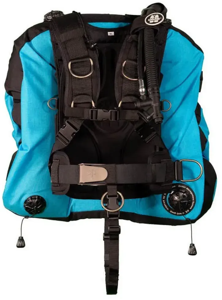 Oms Iq Lite With Deep Ocean 2.0 Bcd - Miami Blue / Black - S