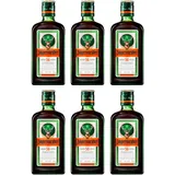 Jägermeister – 6 x 0,35l Premium Kräuterlikör 35% Vol. – 56 erlesene Kräuter – Kalt mazeriertes Elixier – Im Eichenfass gelagert – Das Original aus Wolfenbüttel