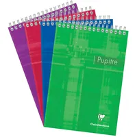 Clairefontaine 5x Notizblöcke DIN A5 80 Blatt, 90g, kariert