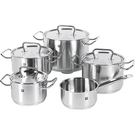 Zwilling Twin Classic Topf-Set 5-tlg. 3 x Kochtopf + Bratentopf + Stielkasserolle
