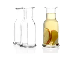 Stölzle Oberglas Glaskaraffe Purity / 3er Set Kleine Karaffe 250 ml/Hochwertige Karaffe Glas geeignet als Wasserkaraffe, Karaffe für Limonade, Weinkaraffe/stoßfest und spülmaschinenfest
