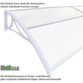 Trutzholm Vordach 97 x 295 cm weiß