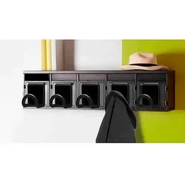 Unilux Garderobenhaken FIL mit 1 Haken schwarz,
