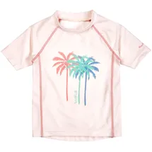 Playshoes Unisex Kinder Badeshirt Rash-Guard-Shirt, Ecru Palmen, 86-92
