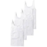 SCHIESSER Trägertop Cotton Essentials Weiß 46