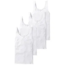 SCHIESSER Trägertop Cotton Essentials Weiß 46