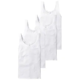 SCHIESSER Trägertop Cotton Essentials Weiß 46