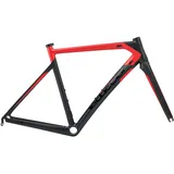 Dedacciai Strada Unisex Vertigine Rennrad-Rahmen, Schwarz/Rot, XL