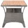 vidaXL Gartentisch Grau 120x70x66 cm Akazie Massivholz