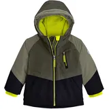 KILLTEC first instinct by killtec Kinder Skijacke/Funktionsjacke mit Kapuze und Schneefang FISW 31 MNS SKI JCKT, dunkeloliv, 122, 42253-000